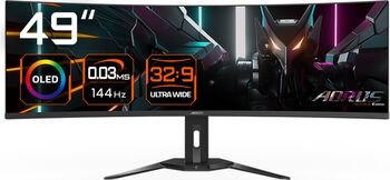 Consumer GIGABYTE CO49DQ 49&034 5120 x 1440 pixeli Black