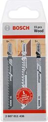 Set mixt 15 panze fierastrau pendular vertical Bosch 2607011436