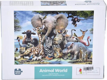 Puzzle pentru Copii Regatul Animalelor 1000 de Piese