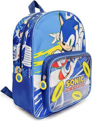 Rucsac pentru copii cu buzunar frontal Sonic — imaginea 2