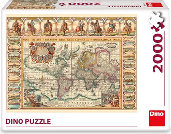 Puzzle Harta Istorică a Lumii 2000 Piese