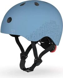 Scoot Ride Casca reflectorizanta Casca scuter XXS-S Culoare Otel