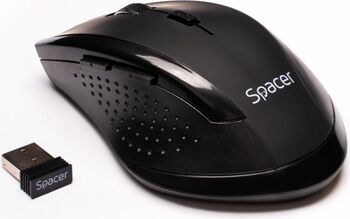 Mouse Wireless Spacer SPMO-W02 1600 dpi Negru