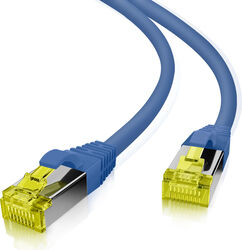 Cablu twisted pair KAT 7 helos Patchkabel Cat 6a Superflex S/FTP RJ45 albastru 20m AWG27/7 GHMT