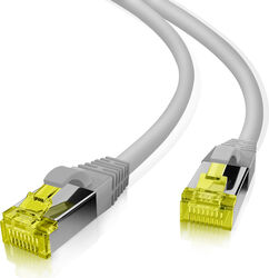 Cablu twisted pair Cat 6a Superflex S/FTP RJ45 gri 1m AWG27/7 GHMT helos