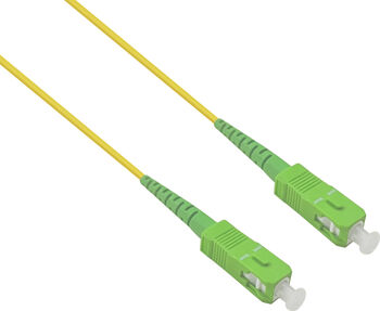 Cablu fibră optica helos Simplex 2,0mm SC/Apc-SC-Apc galben 5m LSZH