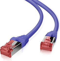 Cablu twisted pair Cat 6 mov 3m, fără halogen