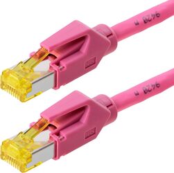 Cablu twisted pair KAT 6 Draka Patch magenta 3,0m