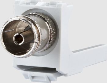Accesoriu cablu coaxial Metz CONNECT IEC-Buchse / F-Buchse
