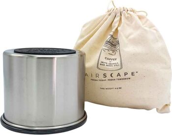 Recipient aroma oțel inoxidabil mic, argintiu periat