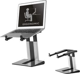 Stand laptop Neomounts NSLS200, pentru display-uri cu diagonale 10"-17", greutate maximă suportată 5kg, tilt, culoare argintiu. Garanție 5 ani
