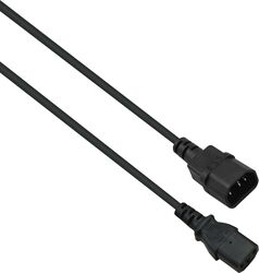Sursa helos cablu prelungitor C13 la C14, negru, 3,0m