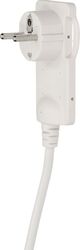Stecher extra slim cu mâner Orno OR-AE-1312/W 250V cablu 1.5m alb
