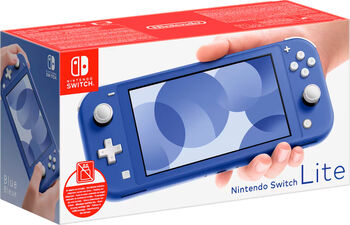 Console Nintendo Switch Lite albastră (fără adaptor alimentare)