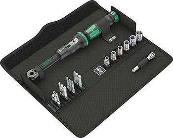 Wera Cheie dinamometrica reglabilă Click-Torque cu clichet schimbator A 6 Set 1, 18 buc.