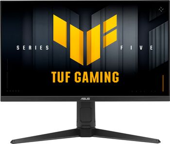TUF Gaming VG27UQEL5A, 27", Fast IPS, UHD, 3840x2160, HDMI, DisplayPort, G-SYNC Compatible, AMD FreeSync, Boxe, Pivot, Dual mode 80Hz / 310Hz, 0.3ms, Negru, 90LM0CR1-B01171