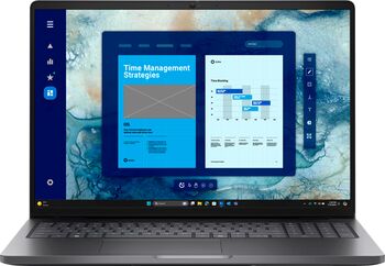 Dell Pro 16, 16 FHD1920x1200Touch 300nits 45% NTSC, Intel Core Ultra 5 235U12 TOPS NPU 12cores/4.9GHzvPro, 16GB1x165600MT/s, 512GB SSD, Integrated Intel Graphics, Wi-Fi 6E AX2112x2BT 5.3, Backlit Kb, FGP, 3cell 55WHr, Win11Pro, 3Yr ProSupport - imagine 1