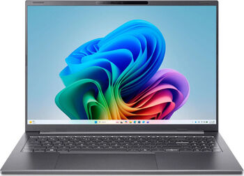 Notebook Acer Aspire A16-I71M, 16" WUXGA 120Hz, Intel Core Ultra 7 355, RAM 16GB, SSD 512GB, Windows 11 Home, Steel Gray - imagine 1