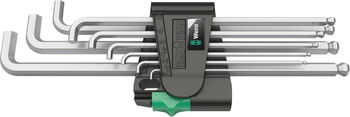 Wera Set chei hexagonale, metrice, cromate, 9 piese