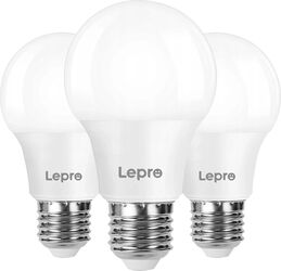 Bec LED LEPRO 100089-WW-EU-3, E27, A60, 8,5 W (60 W), 806 lm, 2700 K (alb cald), 180 , pachet de 3 bucăți