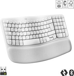 Wave Keys wireless ergonomic keyboard - OFFWHITE - DEU - CENTRAL-419