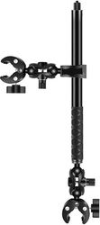 Suport pentru motocicleta / bicicletă PULUZ cu o singura clema și selfie stick 150 cm
