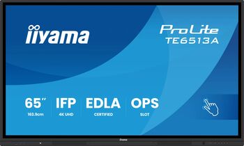 Televizor digital signage 163.9 cm 64.5" 4K LED Iiyama ProLite TE6513A-B3AG / IPS UltraHD UHD 16 9 500 cd/m