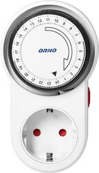 Priza programabilă mecanic Orno OR-PRE-443GS Schuko 3680W 16A IP20 alb