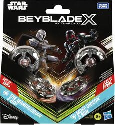 BEYBLADE X Star Wars PACHET DUO THE MANDALORIAN 3-60F SI MOFF GIDEON 3-80N