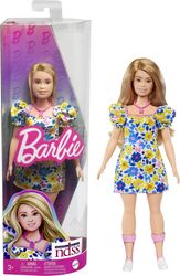 PAPUSA Barbie FASHIONISTA BLONDA CU SINDROM DOWN