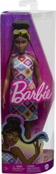PAPUSA Barbie FASHIONISTA SATENA CU OCHELARI DE SOARE GALBENI