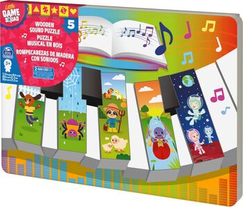PUZZLE DIN LEMN IN FORMA DE PIAN CU SUNETE