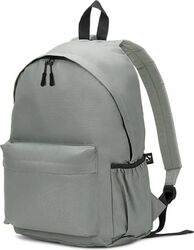 Rucsac Gri-Verde 18L Design Modern Poliester Buzunar Frontal cu Fermoar 30x40x18 cm