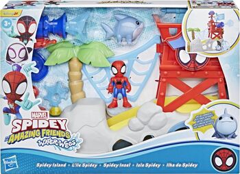 Spidey SI PRIETENII LUI UIMITORI MARVEL WATER WEBS INSULA LUI Spidey