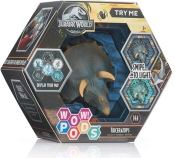 WOW PODS - Dino TRICERATROPS SI CU EFECTE SONORE