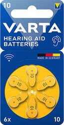 BATERII AUDITIVE 10 BLISTER 6 Varta