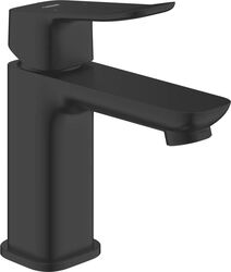 Baterie lavoar Grohe, Dice SLM Basin S PushOp, mărimea S, monocomandă, evacuare push to open, cartuș ceramic, negru mat
