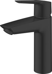 Baterie lavoar Grohe, Start OHM basin "Click" M SilkMoveES, monocomandă, mărimea M, cartuș ceramic, fără evacuare, limitator de temperatura, negru mat