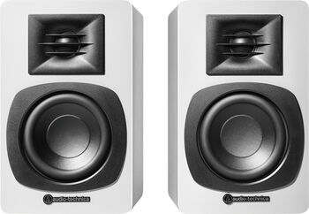 Boxe Audio-Technica Active Bookshelf AT-SP3X Albe, Bluetooth