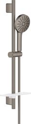 Coloană de dus Grohe, Vitalio Joy+ 120 III Rail Set 600mm, 600mm, ajustabil, para de dus, 3 jeturi, furtun de dus 1.750m, tavita, brushed hard graphite, antracit mat