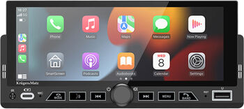PLAYER AUTO 1 DIN 4X60W CARPLAY ANDROIDAUTO KRUGER MATZ
