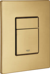 Placa de acționare WC Grohe Skate Cosmopolitan 38732GN0, dublă spălare, reversibilă, 156 x 197 mm, brushed cool sunrise, auriu mat