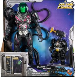 DC METAL Force SET FIGURINE DE ACȚIUNE BRAINIAC VS BATMAN