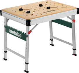 Unelte masă multifuncțională Metabo MWB 100 (argintiu/lemn, capacitate portanta până la 120 kg)