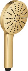 Para de dus Grohe, Vitalio Joy+ 120 III Handshw WS7, rotundă, 120mm, universală, 3 jeturi, sistem anti-calcar, 6.3l/min, Brushed cool sunrise, Auriu mat