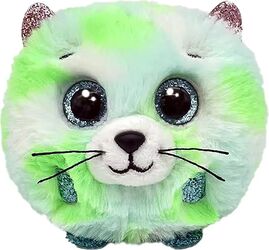 PLUS Ty 8CM BEANIE BALLS EVIE PISICA VERDE