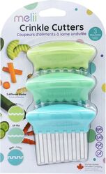 SET 3 CUȚITE PENTRU GUSTĂRI Melii BLEU MINT LIME