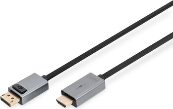 Cablu adaptor DisplayPort Digitus DB-340202-030-S 4K DP - HDMI tip A