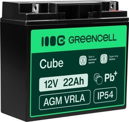 Green Cell AGM54 baterie auto AGM (Strat Separator din Fibră de Sticlă) 22 Ah 12 V