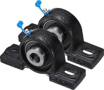 Lagar cu Rulment UCP202 Ax 15 mm Carcasa din Fonta Gresabil set 2 bucati